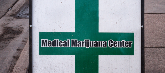 medical marijuana sign
